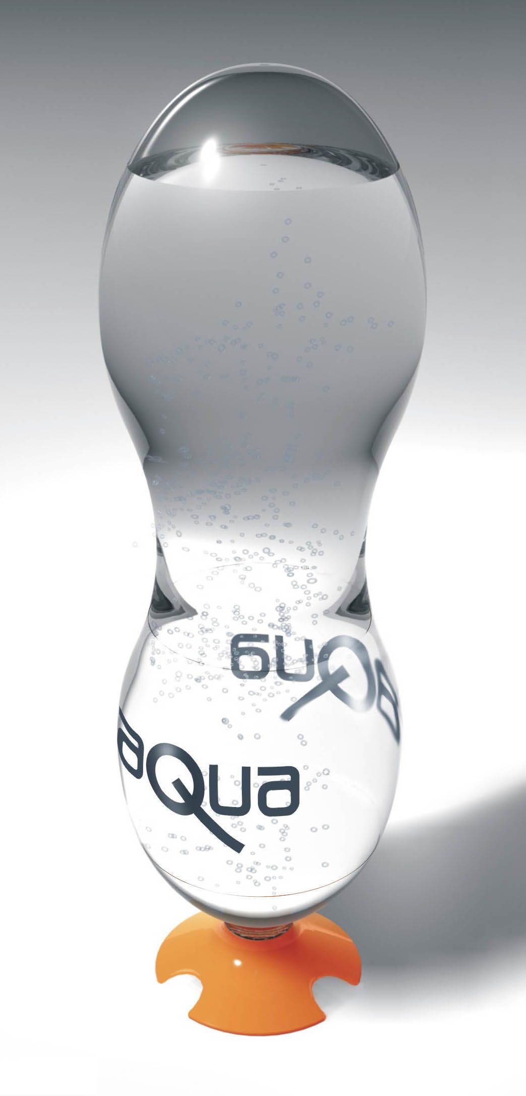 Pet lahev Aqua, spoluautor Filip Streit, 2002, autorský render