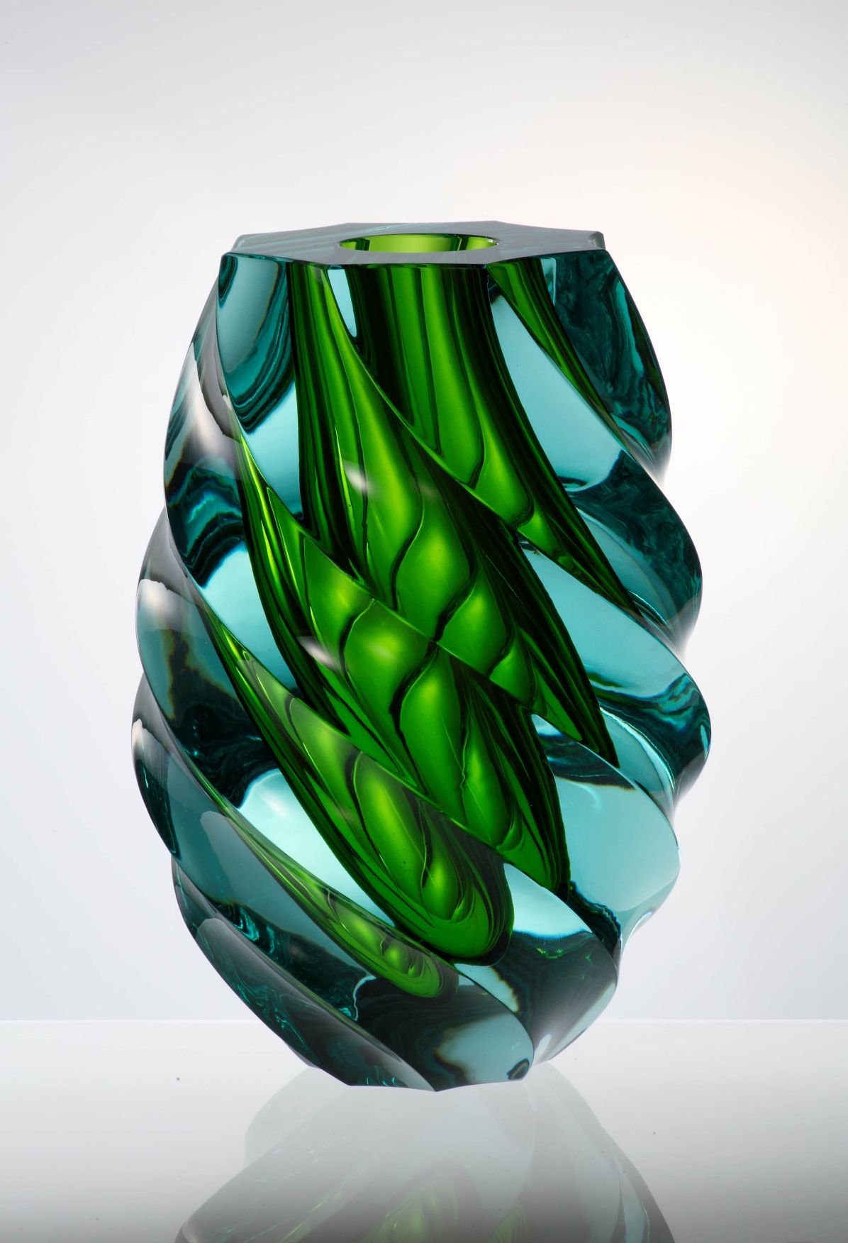 Váza Twist, Moser, 2008, foto archiv autora