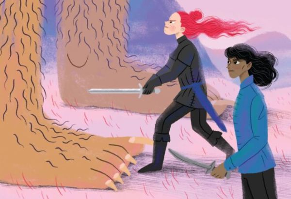 Ilustrace Lilly Bölecz z knihy Pohádka pro každého.