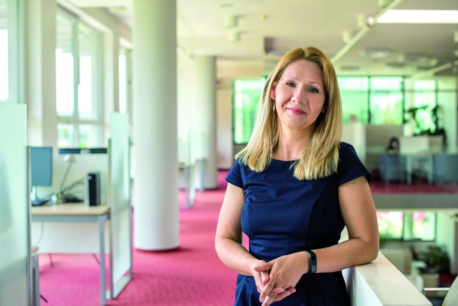 Helena Vorlová z Akademické knihovny Jihočeské univerzity. 