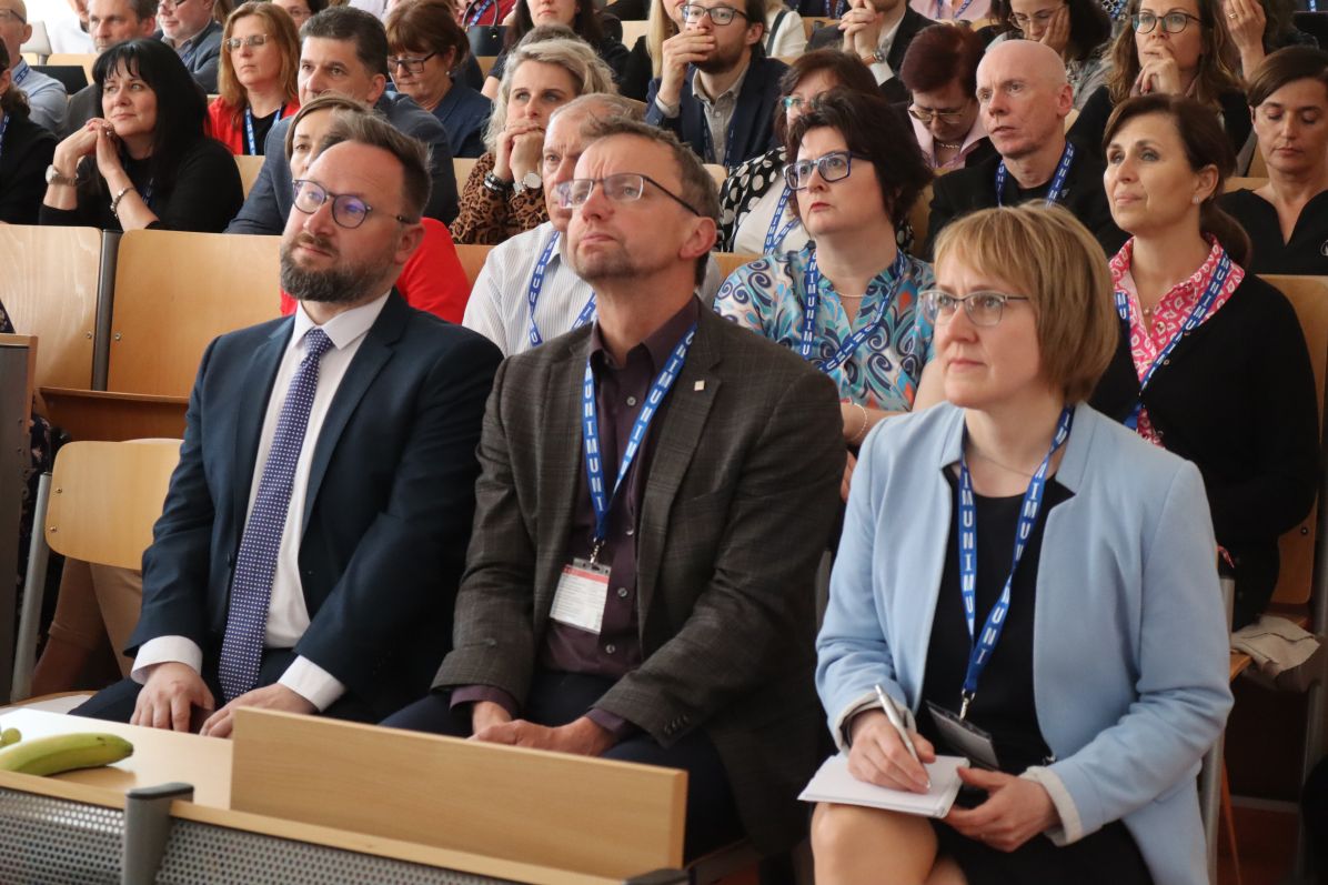 Prorektor pro vzdělávání a kvalitu MU Michal Bulant vystoupil ve více diskusích. Foto: Lucie Zemanová