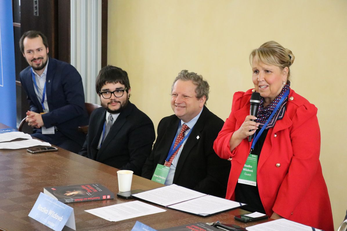Náměstkyně MŠMT Radka Wildová vyzdvihla nutnost zohledňování studentských stanovisek.