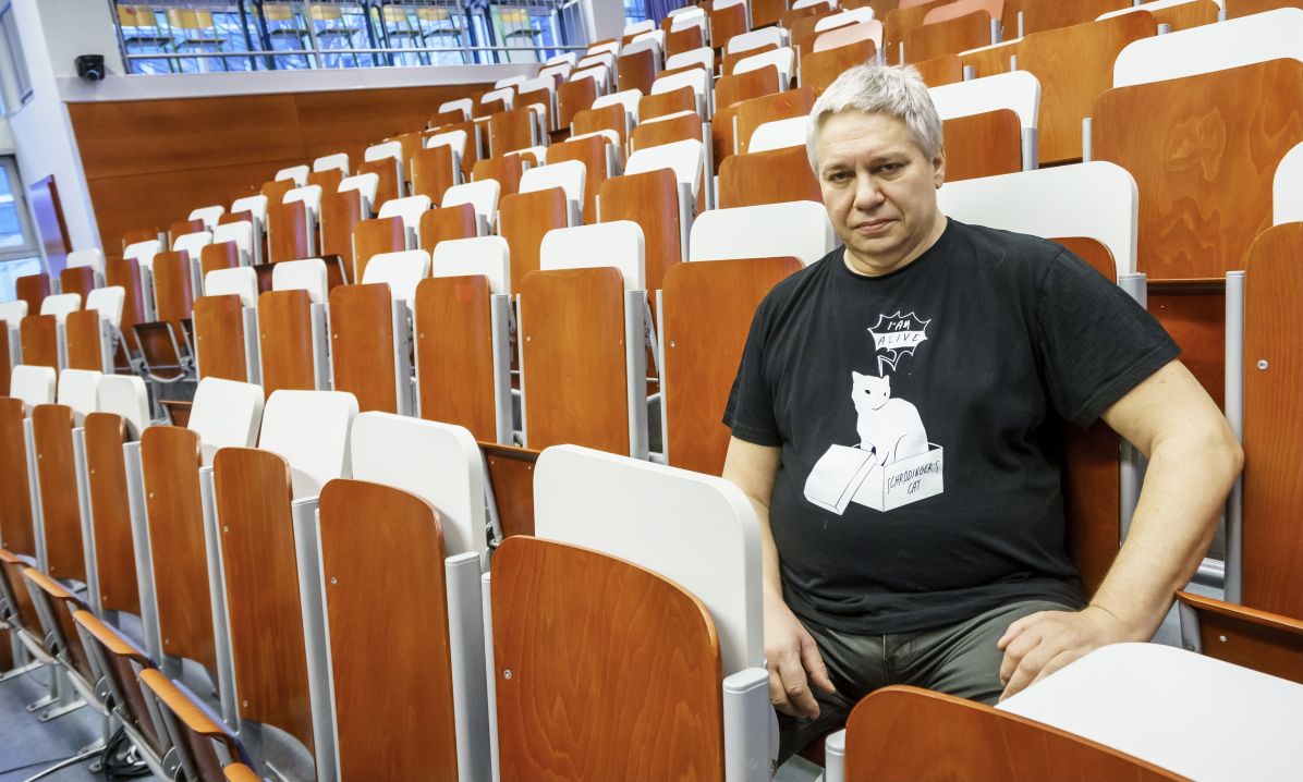 Foto: Jiří Ryšavý Petr Kulhánek z Fakulty elektrotechnické ČVUT.