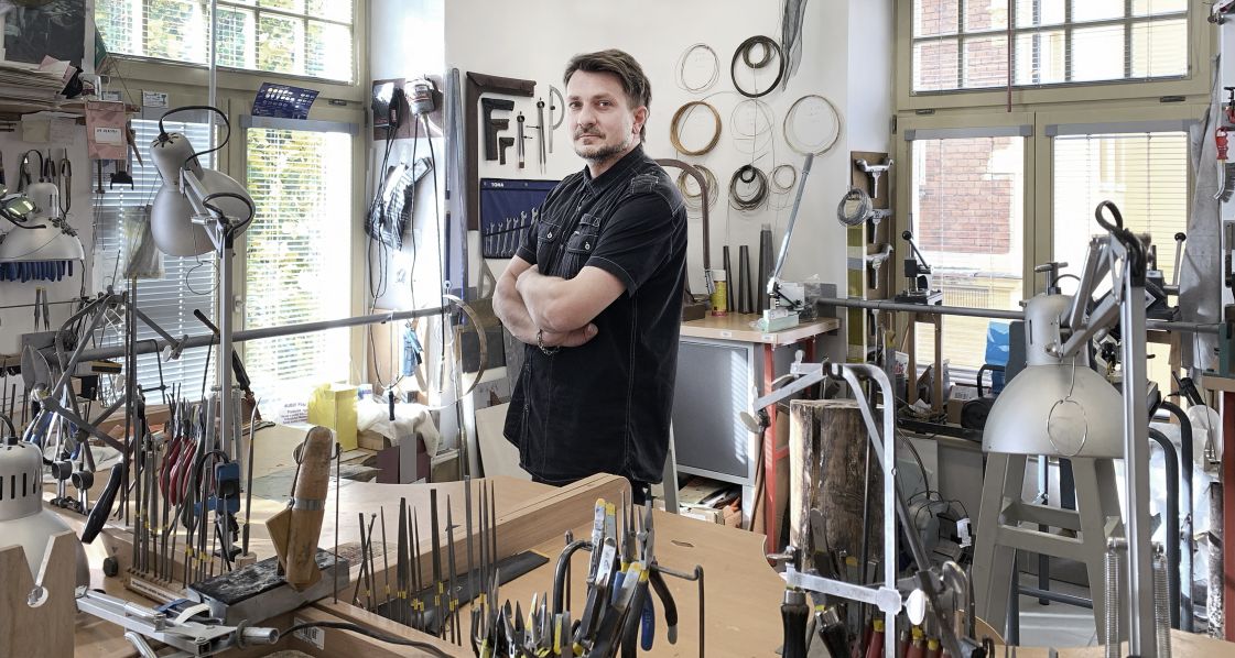 Šperkař a designér Martin J. Pouzar.