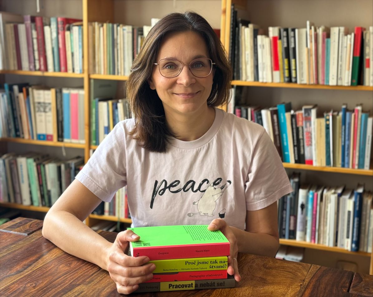 Monika Horáková, zástupkyně vedoucí knihovny Pedagogické fakulty Karlovy Univerzity.