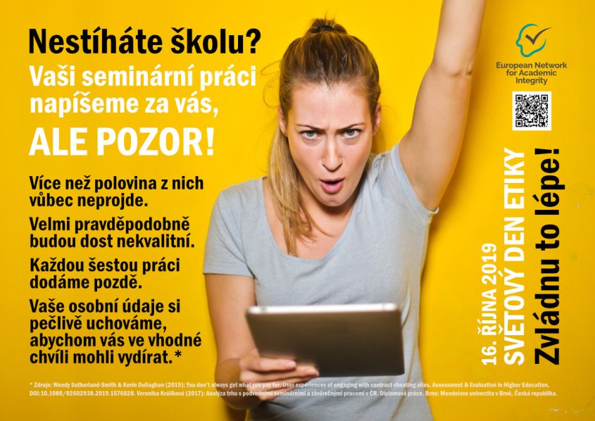 Plakát Mendelu.