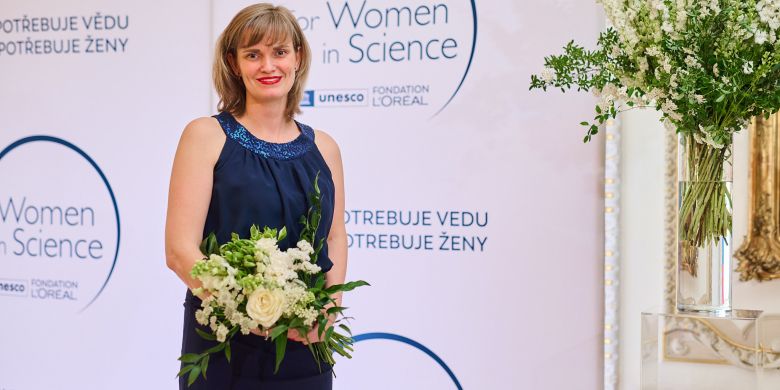 Laureátka letošního ročníku soutěže L'Oréal UNESCO Pro ženy ve vědě Pavla Eliášová z Univerzity Karlovy. Foto: L’Oréal UNESCO Pro ženy ve vědě