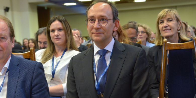 Nový prezident Evropské univerzitní asociace, profesor Josep Garrell, na letošní výroční konferenci v Gdaňsku. Foto: EUA