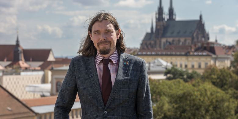 Nový ředitel Střediska pro pomoc studentům se specifickými nároky Teiresiás Boris Janča.