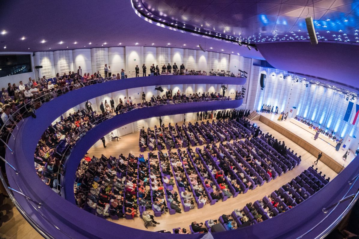Foto: Archiv UTB Kongresové centrum ve Zlíně, kde se 25. 10. uskuteční slavnostní koncert.