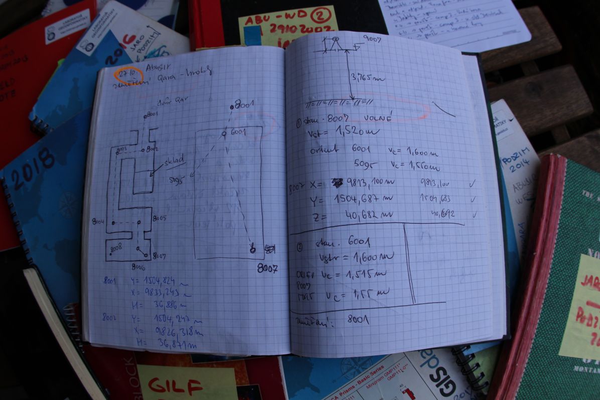 Foto: Archiv V. Brůny Zápisky z Expedice. Co sezóna, to další pyramida na pracovním stole...