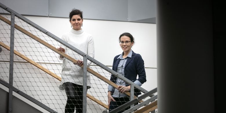 Chemička Hana Macíčková Cahová a bioložka Kateřina Sam.