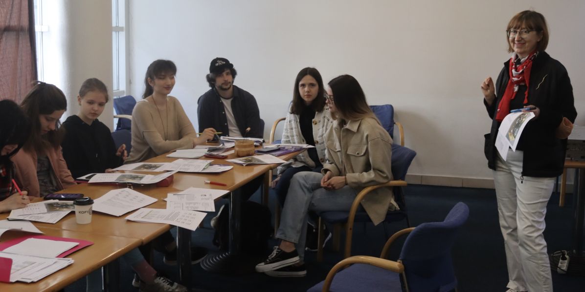Foto: Luboš Mareček Kurzy češtiny na JAMU pro ukrajinské studenty.