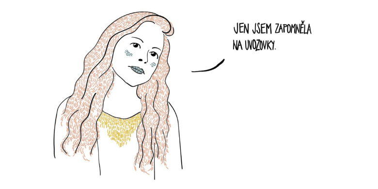 Obě příručky ilustrovala výtvarnice a spisovatelka Marie König Dudziaková. „Původní zadání bylo nakreslit o plagiátorství komiks. Jenže to by byla po pár dílech nuda – někdo něco opíše, přijde se na to, je potrestán. Konec. Proto jsem autory příručky poprosila, aby dali dohromady výmluvy, s nimiž se u svých studentů setkali,“ popisuje.