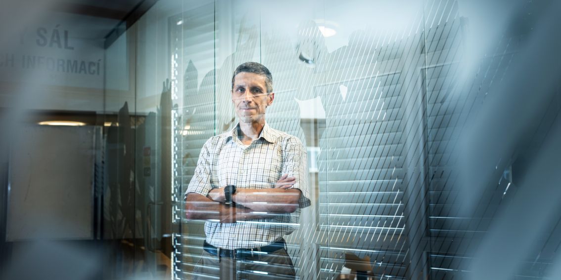 Veřejná soutěž o granty je podle Petra Baldriana pro kvalitní vědu důležitá. Foto: Daniel Hamerník/Universitas