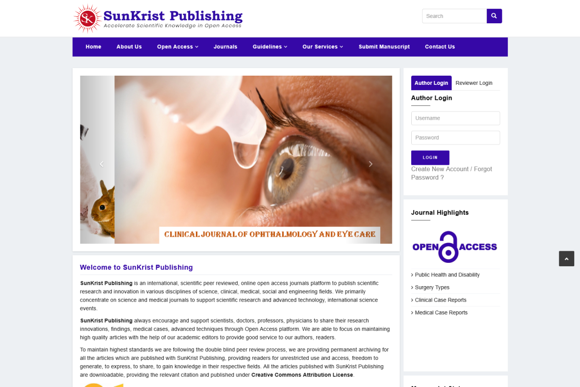 SunKrist Publishing, screenshot of the website by Jeffrey Beall.
