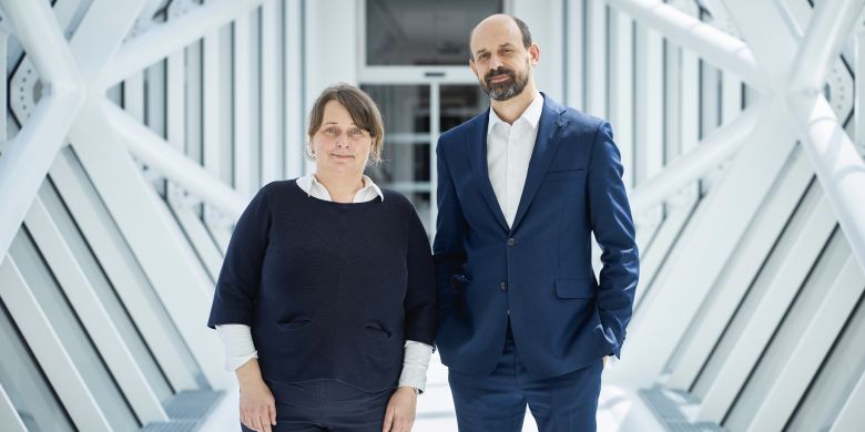 Jan Bartáček a Sabina Purkrtová z VŠCHT. 
