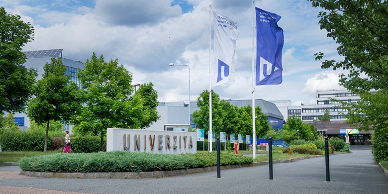 Kampus plzeňské Západočeské univerzity.