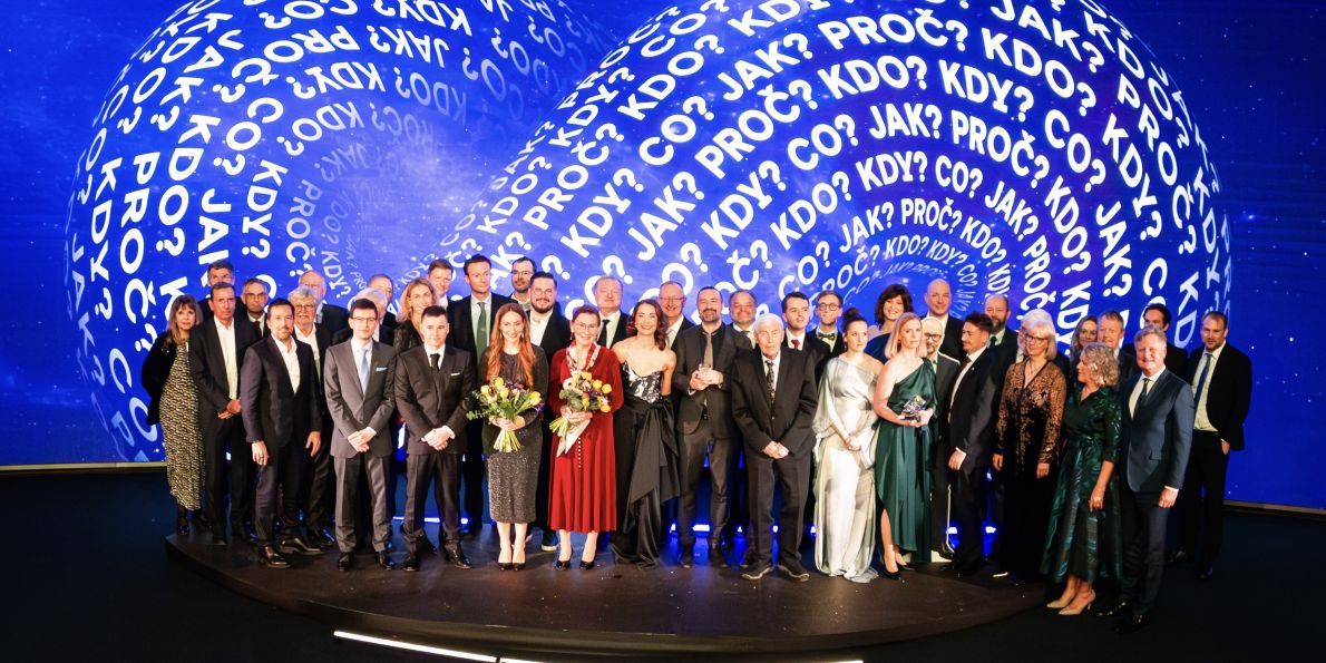 Laureáti a laureátky letošního galavečera.