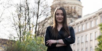 Nová předsedkyně Studentské komory Rady vysokých škol Tereza Marková.