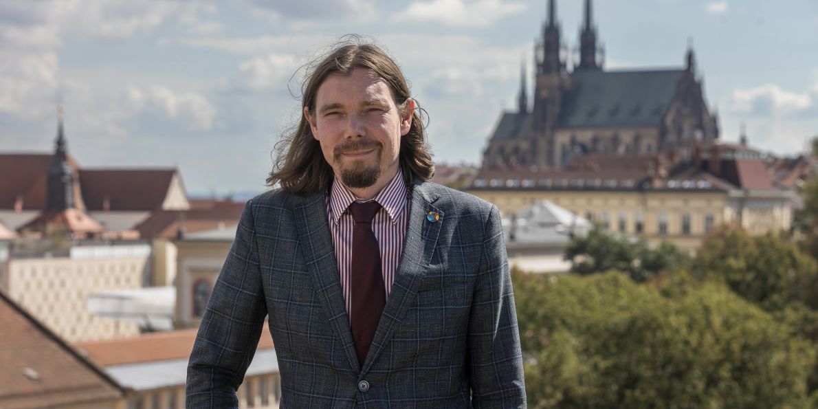 Nový ředitel Střediska pro pomoc studentům se specifickými nároky Teiresiás Boris Janča.