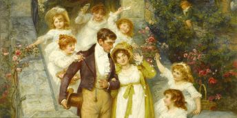 Ilustrační foto: Frederick Morgan – Off for the Honeymoon (Zdroj: Wikimedia Commons, public domain)