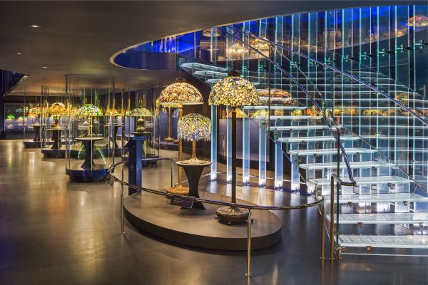 Výstava Tiffany Lamps, New York. Foto: Archiv AI Design.