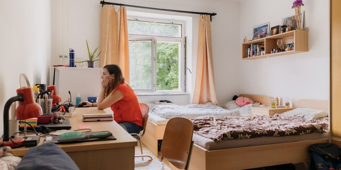 (Ilustrační foto z kolejí OU) Koleje a priváty jsou čím dál méně dostupné. Budou vysoké školy jen pro privilegované?