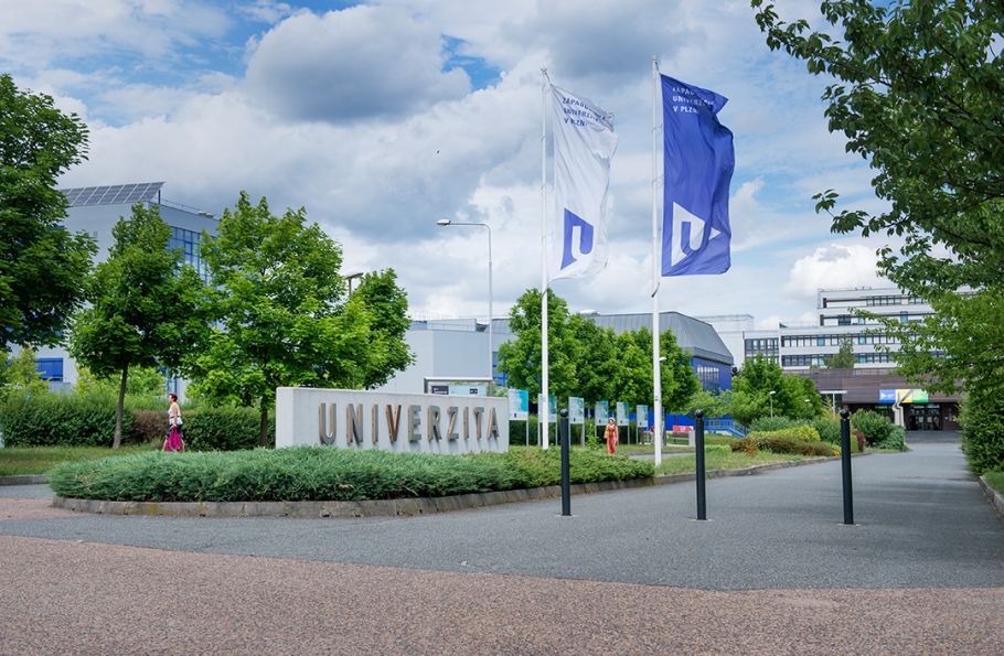 Kampus plzeňské Západočeské univerzity.